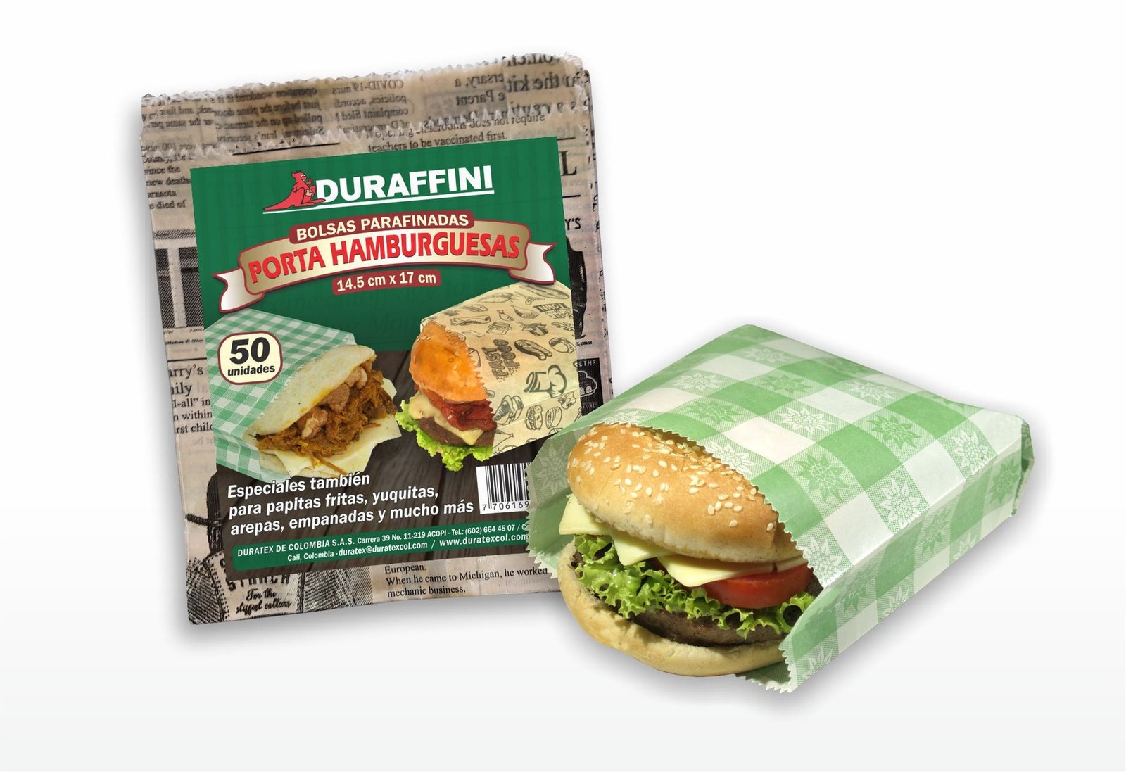 Bolsas Porta-hamburguesa Duraffini
