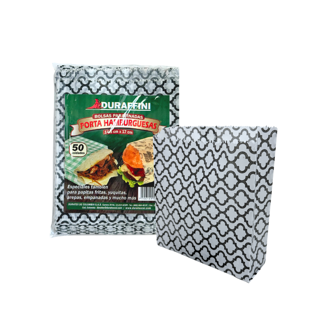 Bolsa encerada porta-hamburguesa Duraffini